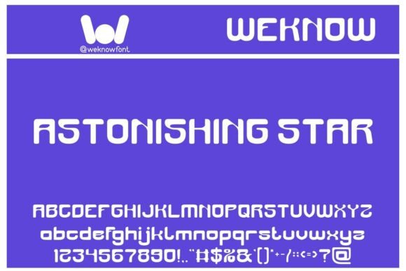 Astonishing Star Font for Bold Brand Identity