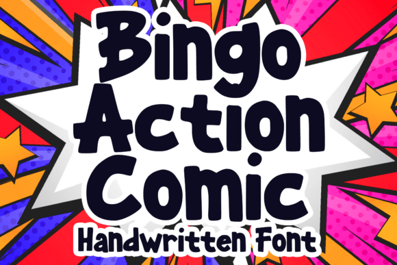 Bingo Action Comic Typeface for Bold Editorial Design