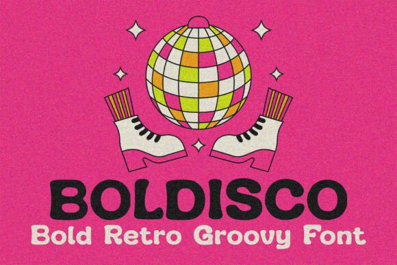 Boldisco: A Retro Funky Display Font for Web Design