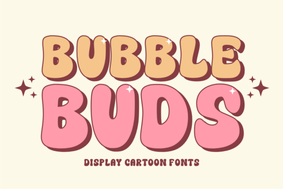 Bubble Buds: A Playful Display Font for Fun Branding