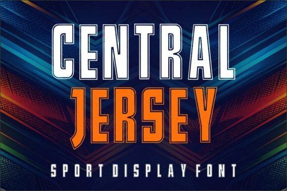Central Jersey: The Perfect Sports Display Font for Makers