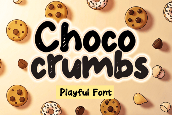 Choco Crumbs: A Sweet Handwritten Display Font for Branding