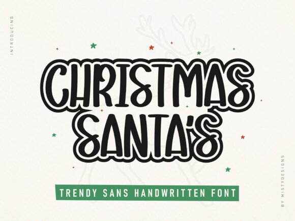 Christmas Santas: The Ultimate Trendy Sans for Holiday Design