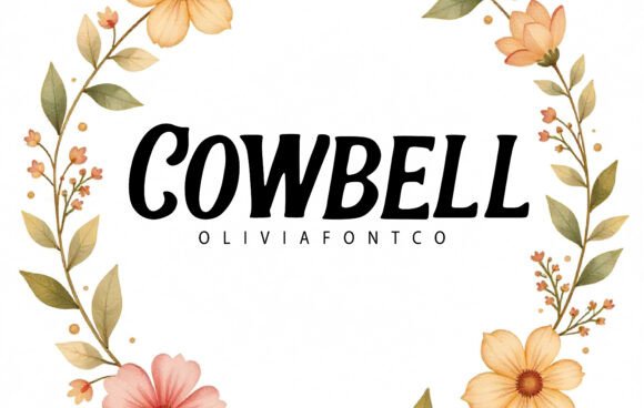 Cowbell: A Bold Retro Serif Display Font for Modern Web Design