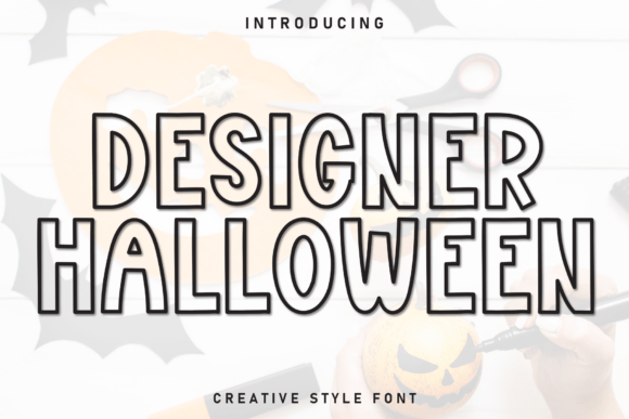 Designer Halloween: A Modern Display Font for Editors