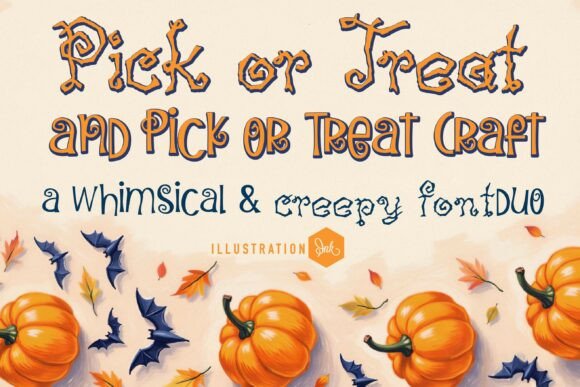 Editorial Magic with Pick or Treat Duo Typeface