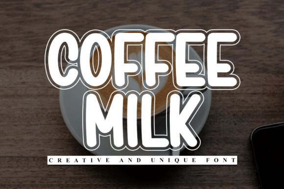 Elevate Editorial Design with Coffee Milk Display Fonts