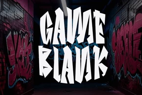 Game Blank: A Premium Script Font for Digital Design