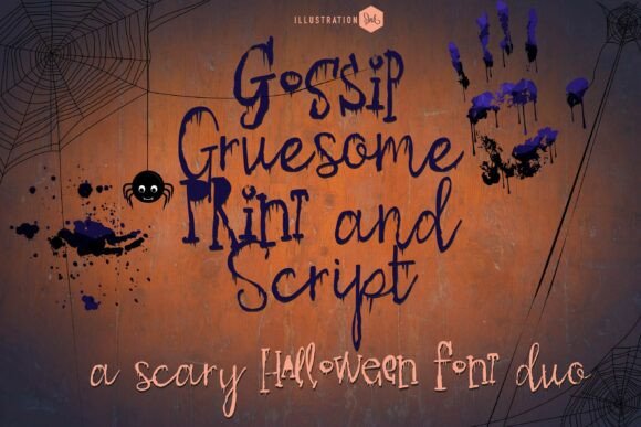 Gossip Gruesome Duo: A Playful Typeface for Editorial Design