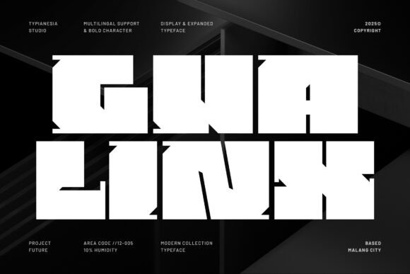 Gualinx: A Bold Expanded Typeface for Modern Brands