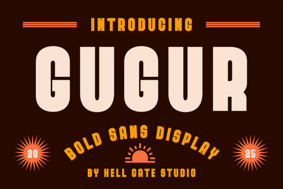 Gugur: The Autumn Display Font for Bold Campaigns