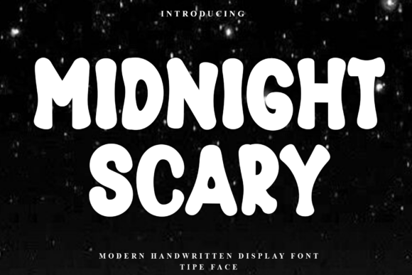 Midnight Scary: A Playful Display Font for Makers
