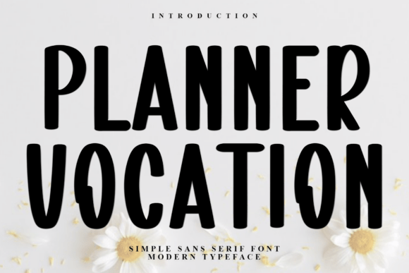 Planner Vocation: The Festive Typeface for Holiday Branding