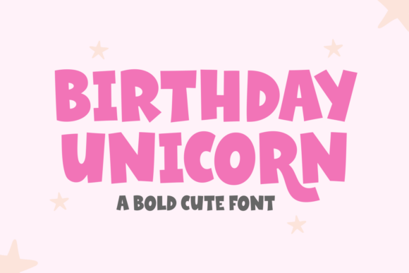 Reviewing Birthday Unicorn: A Playful Display Font for Editors