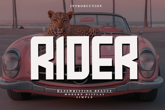 Rider Font Review: Bold Typography for Modern Brands