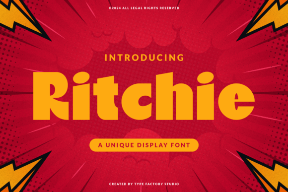 Ritchie Display Font for Bold Craft Branding