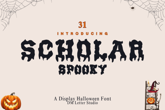 Scholar Block Spooky Font for Bold Business Branding