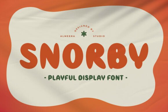Snorby: A Playful Display Font for Modern Editorial Design