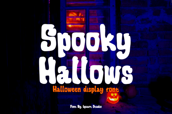 Spooky Hallows Font: A Bold Display for Web Headers