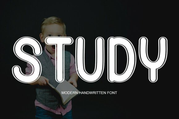 Study Font: Cheerful Display Type for Makers