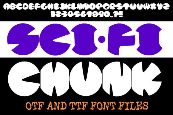 Using Sci-fi Chunk Font for Bold Web Headers