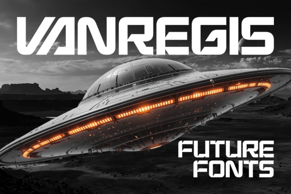 Vanregis: The Futuristic Display Font for Modern Brands