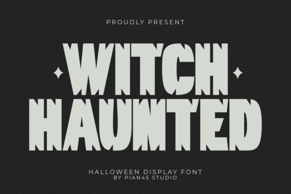 Witch Haunted: A Bold Display Typeface for Editorial Impact