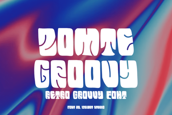 Zomte Groovy: A Quirky Display Font for Bold Branding